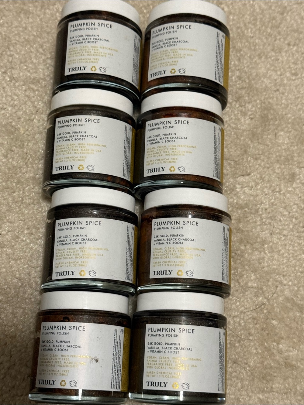 TRULY Plumpkin Spice Plumping Polish - Lot of 8